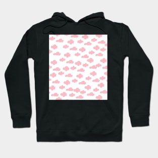 Pink clouds design Hoodie